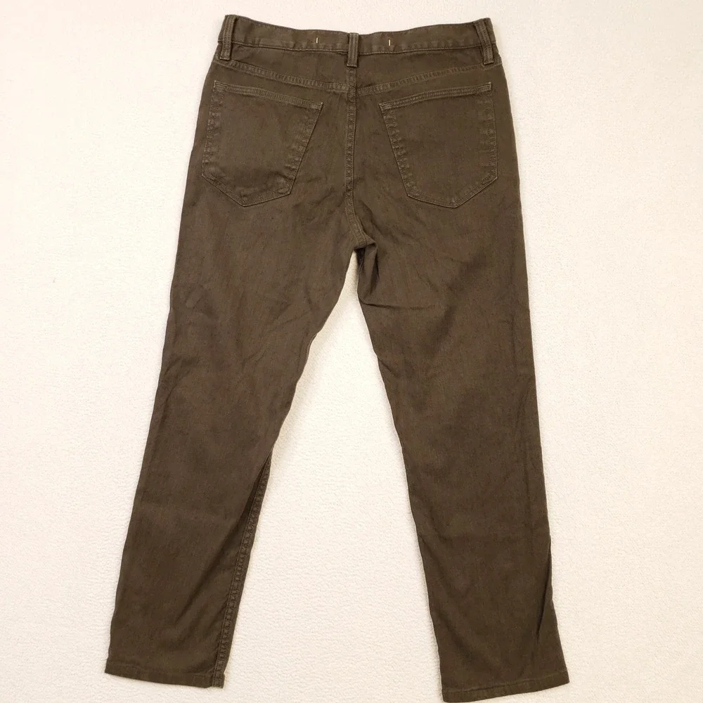 Banana Republic Slim Linen‎ Trousers Mens 30x30 Brown Casual Pants Lightweight